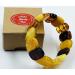 Natural Baltic Amber Stretch Bracelet - Handmade Multicolor Amber Jewelry from Certified Amber Beads - Buy Online on GoSupps.com