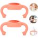 Abaodam 2 Pcs Silicone Bottle Handle Feeding Bottles Holder Milk Bottle Handle Feeding Bottles Handle Bottle Holder Milk Bottle Holder Silica Gel Wide Mouth Silicone Soft 14.00X5.00X5.00CM As Shown - Buy Online on GoSupps.com
