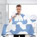 Waterproof Barber Cape - Cute Polar Bears & Cheetah Haircut Bib for Men & Women | Unisex Hair Cutting Cape (8rp1a - Buy Online on GoSupps.com