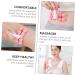 AMOSFUN 2-Pack Massage Roller Stick - Trigger Point Muscle Relief Back & Leg Massage Device Fitness Equipment - 14.3x11.3x7cm - Available in Various Colors - Buy Online on GoSupps.com