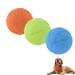 Xubx 3 pieces of dogs Frisbees thicken dog slice dog toy Frisbee rubber frisbee dog frisbee frisbee dog training dog toys set for dog training throwing catching & playing 3 parts