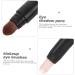 Hemoton Eyeshadow Eye Shadow Makeup Eye Foundation Brush Double Head - Buy Online on GoSupps.com