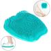 GEOOT Shower Foot Massager Scrubber - Improve Foot Circulation & Soothe Tired Feet - Non Slip Mat with Suction Cups (Green) - Buy Online on GoSupps.com