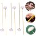 ERINGOGO 8pcs Portable Ear Wax Removers Bamboo Handle and Soft Goose Tips Convenient Ear Cleaners for Family and Travel Use Non-Slip Design for Comfortable to Hold - Buy Online on GoSupps.com