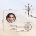 Rechargeable Wall Mounted Lighted Vanity Mirror Nickel 8 Inch - LED Makeup Mirror 1X/10X Magnification - Touch Screen Dimmable 360 Swivel - 3 Color Lights - 13 Inch Extendable Bathroom Mirror - Brushed Nickel - Buy Online on GoSupps.com