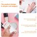 Healeved 3 Sets Nail Art Silicone Stamp Nail Stencils for Nail Art Reusable Silicone Spatula Turner French Tip Nail Tool French Nail Stamper Nail Stamp Kit Plastic Miss Template Frosted - Buy Online on GoSupps.com