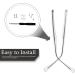 Nuobesty Sunglasses Brackets - Universal Metal Replacement for Glasses Repair Set | 1 Pair Blue Schnapps Glasses - Buy Online on GoSupps.com