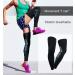 Dexlary Long Compression Knee Sleeves for Men and Women - Green, Large - Ideal for Basketball, Cycling, Sports, and Arthritis Support - Buy Online on GoSupps.com