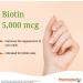 PHARMATECH Biotin 5000 mcg Vitamins for Hair Skin and Nails Improve Nail Quality Non-GMO Gluten Free Supplement for Women High Potency 120 Softgels - Buy Online on GoSupps.com