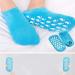 2 Pairs Moisturising Socks Moisture Gel Socks Soft Moisturising Foot Socks for Women and Men Gel Socks for Moisturising Dry Feet Cotton Gel Toe Moisturizing Spa Silicone Socks(Blue Pink) - Buy Online on GoSupps.com