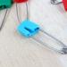 10pcs Multicolored Diaper Pins for Crafts and Sewing - Plastic Head Safety Pins for Diaper Clothes and Events - Buy Online on GoSupps.com