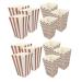 Zerodeko Disposable Containers 100 Pcs s Disposable Shower Party Favor Gift Bag Birthday Bags for Gifts Hoilday Chicken Gifts Gift Pouch Holidays Carton Container Popcorn Candy Bag 50pcsx2pcs As Shownx2pcs
