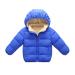 YOPOTIKA Baby Girls Boys Toddler Hooded Outerwear Jacket with Removable Hood Warm Fleece Coat Outerwear Suits Navy Blue 12-18 Months 2-3 Years Royal Blue