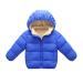 YOPOTIKA Baby Girls Boys Toddler Hooded Outerwear Jacket with Removable Hood Warm Fleece Coat Outerwear Suits Navy Blue 12-18 Months 4-5 Years Royal Blue