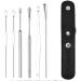 ZELLYA 6-Piece Earpick Set for Adult Home Use | Portable Keychain Spiral Ear Picking Tools - Green - Buy Online on GoSupps.com