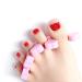 100 Pairs Soft Toe Separators Anti-Scratch Sponge Pedicure Bulk Nail Art Stretcher - Pink - Buy Online on GoSupps.com