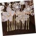 minkissy Comb for Bridal Crystal Hair Comb Bridal Hair Comb Wedding Bride Hair Accessories - Buy Online on GoSupps.com