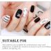 dijiusidy Nail Art Stickers Self-Adhesive Fingernail Decal with Strap Glue DIY Art Decor Full Cover Manicure Kits for Women Girls YMX223 - Buy Online on GoSupps.com