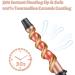 5 in 1 Hair Curling Iron Wand Set - Fast Heating LCD Temp Control Professional Styling Tools for Women & Girls - Buy Online on GoSupps.com