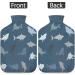 2L Sea Animal Shark Pattern Hot Water Bottle | Pain Relief & Cold Therapy | PVC Warmers for Menstrual Cramps & Comfort - Buy Online on GoSupps.com
