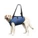 COODEO Dog harness lifting belt for pets support and rehabilitation adjustable padded breathable straps for old disabled people joint injuries (blue XL) XL blue