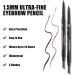 Eyebrow Pencil Natural Look Black Eyebrow Pencil Easy To Use Brow Pencil Long-Lasting Waterproof Eyebrow Pencil Precise Application Vegan & Cruelty-Free 0.08g (105#Black) - Buy Online on GoSupps.com