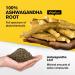 Organic Ashwagandha Capsules - Mood & Stress Relief Supplement with Valerian Root & Artichoke Leaf - KSM 66 Ashwagandha - Buy Online on GoSupps.com
