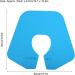 ZJchao Silicone Hairproof Hairdresser Cape - 19.7x16.9 Inches Neck Protection and Hair Cutting Pad - Buy Online on GoSupps.com