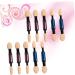 KALLORY 10pcs Makeup Brush Blending Brush Eye Shadow Applicator Eye Shadow Brush Miss Mix Eye Shadow Stick - Buy Online on GoSupps.com