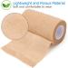 LotFancy Self Adhesive Bandage Wrap 6 Pack - 4 x 5 Yards Non Woven Cohesive Bandage Tape for Sprains - Tan Color - 4x180 Inch, Pack of 6 - Buy Online on GoSupps.com