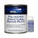 TotalBoat Polyester Structural Repair Putty - Marine Grade Long Strand Fiber Fiberglass Reinforced Filler for Boat and Automotive Repair Quart Kit