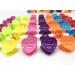 100 Packs Mini Heart Hair Clips - Assorted Colors for Women and Girls - Hair Accessories - Buy Online on GoSupps.com