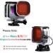 GoPro Hero 8/9/10 Dive Filter Set - Red Light Red Magenta Filters for Underwater Video/Photography - Buy Online on GoSupps.com