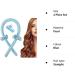 Heatless Curlers Headband Heatless Curls No Heat Wave Hair Curlers Styling Tools for Long Medium Hair Hair Curlers Make Hair Soft And Shiny(Blue) - Buy Online on GoSupps.com