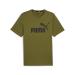 PUMA Men's ESS Logo Tee T-Shirt (1 Pack) L Olive Green