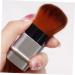 nail dust brush foundation makeup nail cleaner brush bronzer blush revolution kabuki brush powder brush multi-use makeup brush retractable makeup makeup tool travel 8.2x3.3cm Silver - Buy Online on GoSupps.com