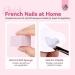 Saviland White Gel Nail Polish French Manicure Kit Fast French Tips Guide Stickers Complete French Tip Tool Easy French Nail Kit Home Beginners French Nails 1-Fast French Tips kit - Buy Online on GoSupps.com