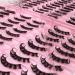 Buy 10 Pairs 3D Russian False Eyelashes - DD Curved Thick Lifelike Lashes (Black) | International Shipping Available - Buy Online on GoSupps.com