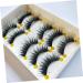 minkissy 5 Pairs False Eyelashes Magnetic Thick False Eyelashes Cross False Eyelashes False Lashes Pestanas Postizas Naturales Lashes Long Eyelashes Fluffy Cotton Thread 3D - Buy Online on GoSupps.com