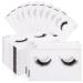 No lifting 100 pieces eyelash aftercare bags plastic make-up bags with a small zipper salon eyelash pockets for eyelash extension customers eyelash-make-up pockets 100PCs zippering bag-clear