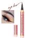 Liquid Eyeliner Soft Fine Tip Quick Drying Smudgeproof & Waterproof Eyeliner All Day Long-lasting Eye Liners for Women  1Pc Dark Brown