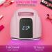 Kikugu 96W Rechargeable UV LED Nail Lamp - Cordless Gel Polish Light with Large LCD Display - Professional Curing Lamp for Salon and Home - Pink - Buy Online on GoSupps.com