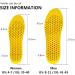 Soft Breathable Height Increasing Insoles Shock-Damping Orthopedic Shoe Cushions for Men & Women Honeycomb Structure Sizes 35-40 (1.5 cm) - Buy Online on GoSupps.com