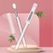 3Pcs White Silicone Lip Brushes Set - Perfect for Eyebrows & Lip Makeup | Cosmetic Applicator for Home Beauty - Buy Online on GoSupps.com