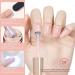 GAOY Jelly Nude Gel Nail Polish - 16ml Sheer Pink Glitter & Shimmering UV Cure for Nail Art DIY - Buy Online on GoSupps.com