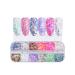 Leeqbcr Nailart sequin 1 box / 12 grille nail art handicrafts nail art accessories nail art accessories make-up diy sticker decoration