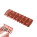 JAIMELA tablet box 7 days pill dose 7 days of medication box easy to open for vitamins nutritional supplements and medication (red)