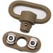 GOODTAC QD Sling Mount & Swivel Adapter - 1.25 Inch M-Lok Rail Attachment - Tan Color for International Shipping - Buy Online on GoSupps.com