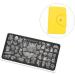 Mikinona 2pcs Nail Art Card Holder Plate Holder Nail Plate Organizer Bag Stamping Plates Organizers Stamping Plates Storage Bag Nail Stamp Nail Art Stamper Pouch Pu Embossed Photo Album Yellow 14.5X9.5X1.8CM - Buy Online on GoSupps.com