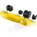 Champion Sports Standard Scooter Board 12 Inches - with Handles - Assorted Colors (Yellow or Blue) - Buy Online on GoSupps.com
